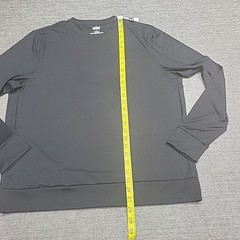 Members Mark Mens Top Large Size Black Long Sleeves Pullover w Zip Pocket