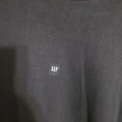 Yeezy Gap Balenciaga Heavy Jersey Logo Tee Size XXL Black Longsleeve