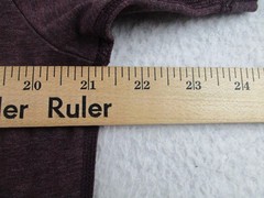 Public Rec Shirt Mens Medium Burgundy Heather V-Neck Pima Tencel Stretch Soft