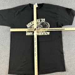 Arkansas Vinyl Convention 2023 Shirt Mens Large Black Adult Tultex #4534