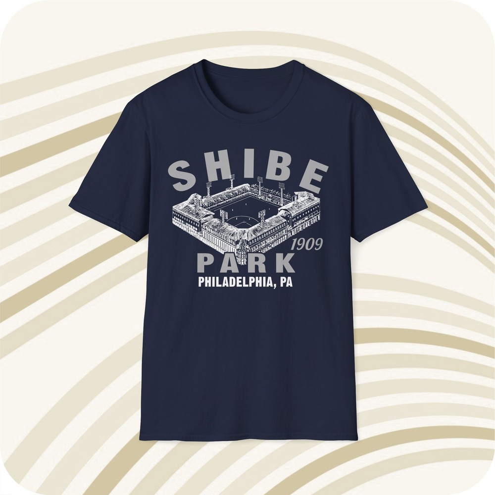 Shibe Park 1909 Classic Cut Baseball T-Shirt – Connie Mack Philadelphia A’s