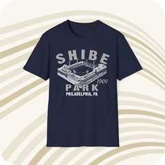 Shibe Park 1909 Classic Cut Baseball T-Shirt – Connie Mack Philadelphia A’s
