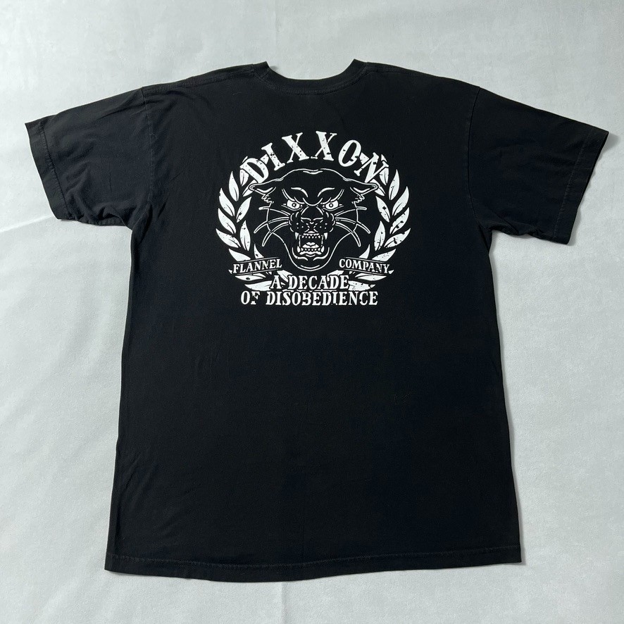 DIXXON Flannel Co T Shirt Men XL Black Panther Decade of Disobedience Graphic