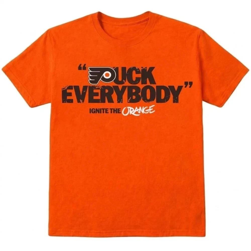 HOT NEW ITEM- Puck Everybody Orange Flyers 2026 reprint T-Shirt