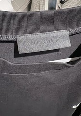 Fear of God Essentials Jersey Crewneck T-Shirt ‘Black’ Authentic Size XS