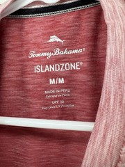 Tommy Bahama Mens T-Shirt M Fray Day Harbor Island Zone UPF 30 Travel Resort