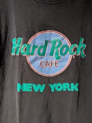 Vintage Hard Rock Cafe New York T Shirt Heavy T Grand Illusion Mens Tee 90s
