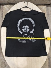 Vintage Flashback 2XL Jimmy Hendrix Black With grey Print T Shirts