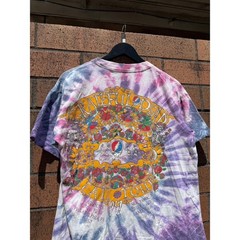 Size L – 1994 Grateful Dead Fall Tour Vintage Tie Dye Tee Shirt Halloween Bear