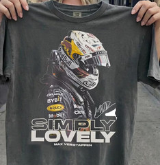 Max Verstappen Simply Lovely F1 Shirt, Formula 1 charcoal color shirt VK10883