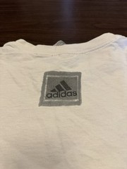 Vintage 90s Adidas T-shirt Three Box Logo White Size XL