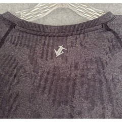 NEW! Jolt Gear Mens XL Long Sleeve Henley Shirt Gray Camo Athletic Performance