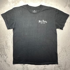 Ben Davis Paisley T Shirt Mens Large Black Cotton Graphic Print Back Classic Fit