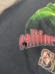 VTG 90s Tupac 2Pac Shakur California Love Double Sided Rap Tee Original RARE XL