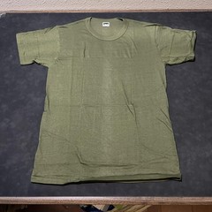 Vintage 1950s Stedman Shirt 60s Deadstock Large OG Army Green Combed Cotton USA