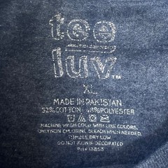 Tee Luv Vintage Style Pepsi Cola Tshirt Logo Graphic XL Blue Soft Heather