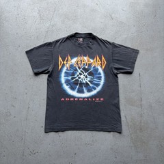 Vintage Def Leppard Adrenalize Shirt Mens XL Black 1992 Single Stitch Faded 90s