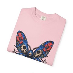 Cerulean Hibiscus Reaper Moth Graphic Tee