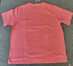 Land’s End Men’s XL 46-48 Deep Coral Sea Wash Pocket T-Shirt New With Tags