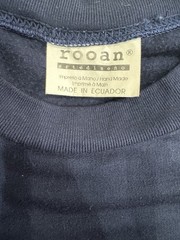 Rooan Artediseno Hand Made Ethnic Graphic Design Art Longsleeves Shirt Size L