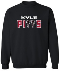 Kyle Pitts Atlanta Falcons Logo CREW HOODED SWEATSHIRT