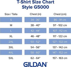 Gildan 3-PACK Men’s Heavy Cotton T-Shirt (Pack of 3) Bulk Lot Solid Blank 5000