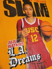 SLAM Magazine JuJu Watkins 30th Anniversary Takeover T-Shirt Gold XL USC Basketb