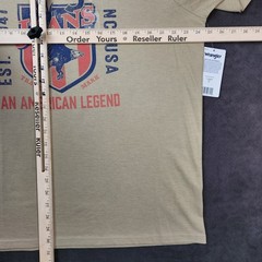 Wrangler Shirt Mens Extra Large Beige Graphic Tee An American Legend Est 1947