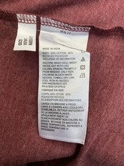 NEW Nautica Mens Crimson Red T-Shirt Large Crew Neck Short Sleeve NWT $24.50