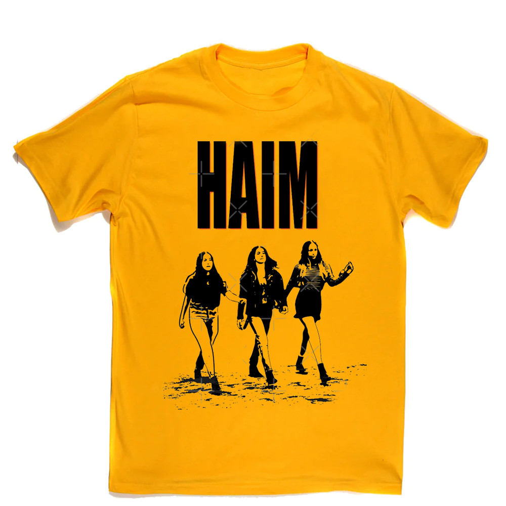 Run Run HAIM Band HAIM Girls Tour Shirt Yellow Unisex Size S-5XL 1G0294