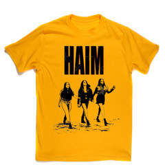 Run Run HAIM Band HAIM Girls Tour Shirt Yellow Unisex Size S-5XL 1G0294