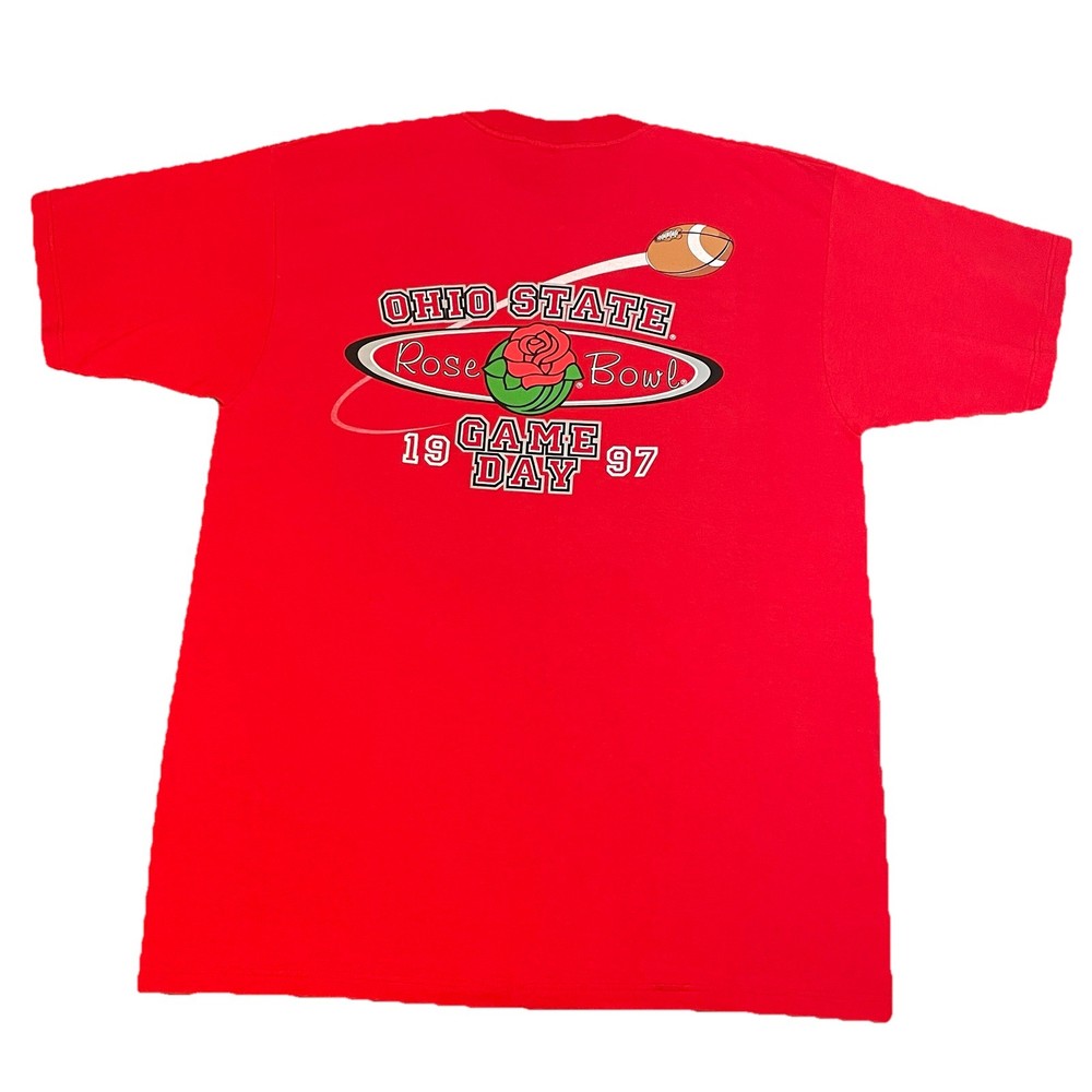Vintage 1997 Ohio State Rose Bowl T-Shirt Mens XL NCAA College Football USA Made