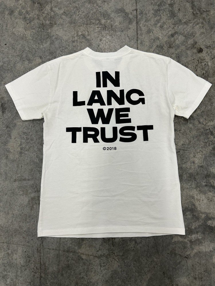 Helmut lang t shirt in Lang we trust Size small S
