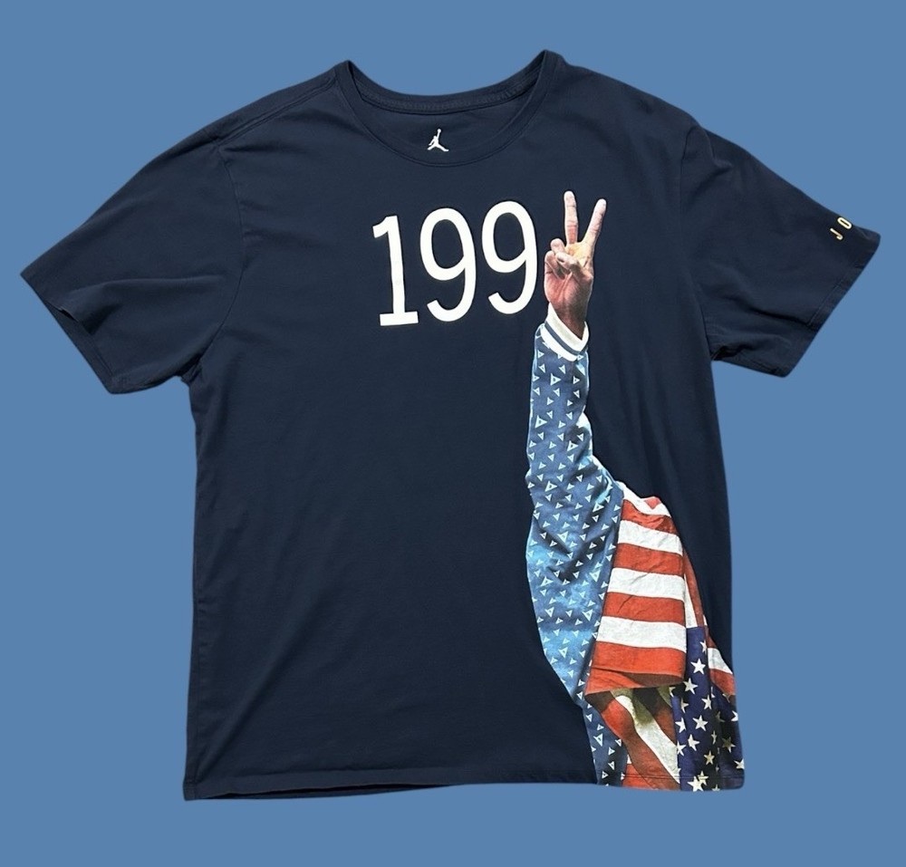 Nike Air Jordan Michael Jordan 1992 Barcelona Olympics Dream Team T-Shirt — XXL