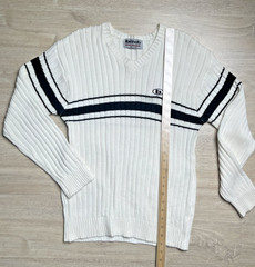 Vintage Bitch Skateboards V-neck knit sweater, Size Medium 90S