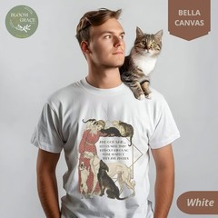 Vintage Cat Dog Retro Christian Pet Lover Graphic Gildan Tee Gift