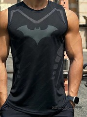 DC Comic Batman Series Fitness Tank Top For Men Summer Man Muscle Sleeveless Ves