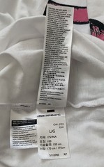 Levi’s 501 The Original Shirt Large White Short Sleeve Relaxed Script