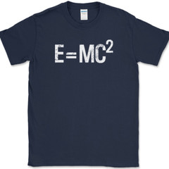 Einstein’s Theory E=MC2 T-Shirt Science Theoretical physicist Math Tee