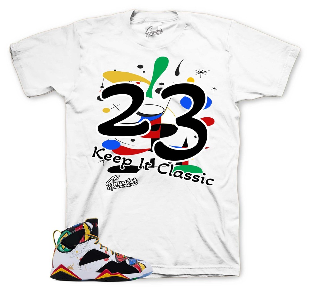 Shirt To Match AJ Retro 7 Miro Shoes – Classic Sneaker Tee