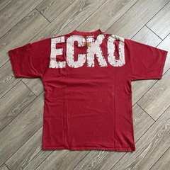Vintage Y2K Ecko Unltd Red Shirt Size L