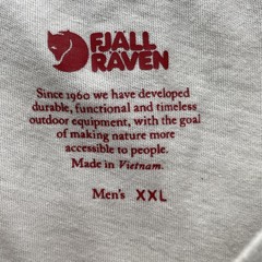 Fjallraven SwedenT-Shirt Men’s XXL Outdoor Minimalist Gorpcore Travel Nature 90s