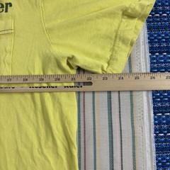 Howler Bros Shirt Mens Large Yellow Surf Monkey Logo Pocket Graphic Beach Tee
