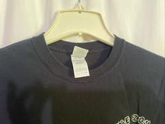 Gildan Graphic T-Shirt Mens Small Black Excellent It’s 5 o’clock Somewhere Ohio