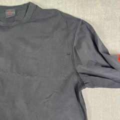 Nike Air Jordan Flight Mens Long Sleeve Graphic T-Shirt Black Red IB3134-010 L