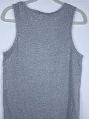 Brisco Brands Toxic Skulls Cross Graphic Tank Top Mens Size S Gray