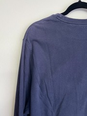 Croft & Barrow Easy Care Mens XL Navy Pocket Long Sleeve T-Shirt Cotton Blend