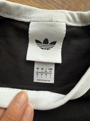 Adidas Black And White Adicolor Classics Men’s L 3-Stripes Tee Shirt Set of Two