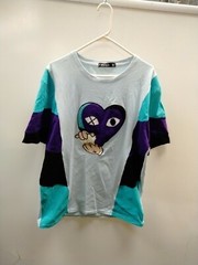 Focus Quality Wear purple heart with stacks Size Adult 2XL