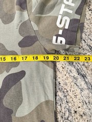 G Star Raw Denim Originals Camo Print T-Shirt Size Medium
